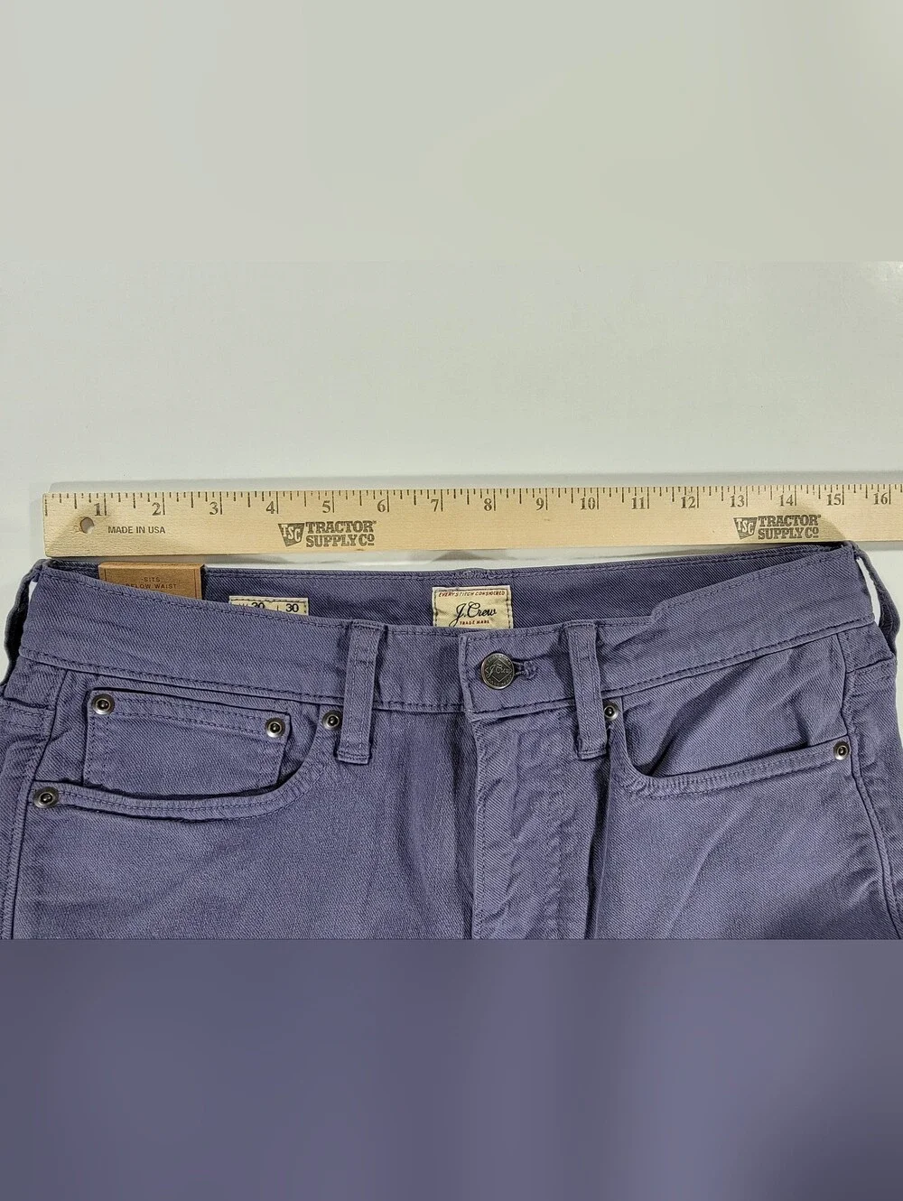 NEW J. Crew Men's 770 Straight Fit Stretch Jeans Gray Blue 30X30 NWT Denim
